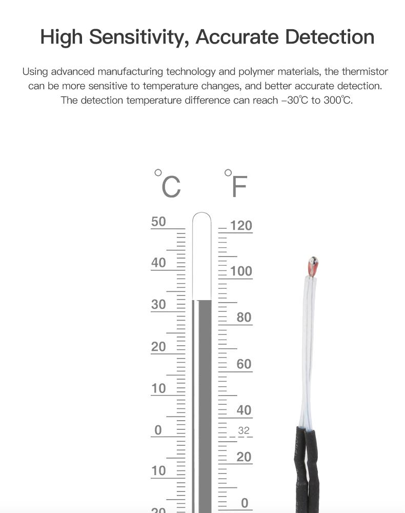 Creality Hotend Thermistor for Ender 5 Plus (JST SM) - 3103020038 - DREMC STORE
