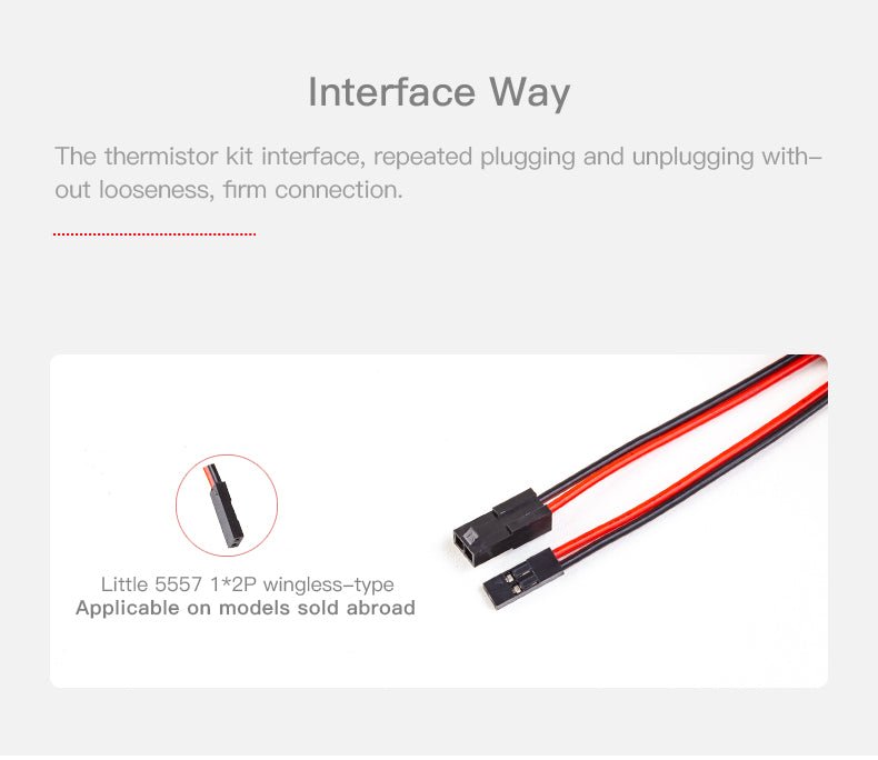 Creality Semitec Cartridge Thermistors Kit Upgrade - 4004070013 - DREMC STORE
