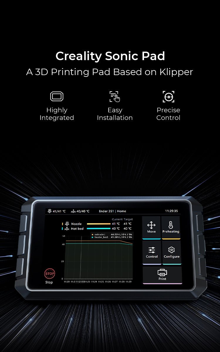 Creality Sonic Pad - Klipper Display/Controller Touch Screen - 4005010052 - DREMC STORE