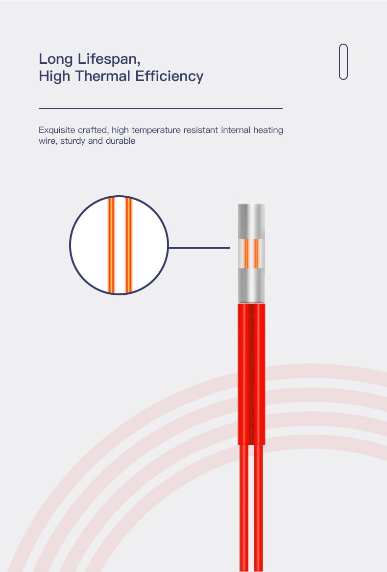 Creality Universal Hotend Heating Cartridge 24v / 12v | 40W / 50W / 60W Kit - 12V - 4004060034 - DREMC STORE