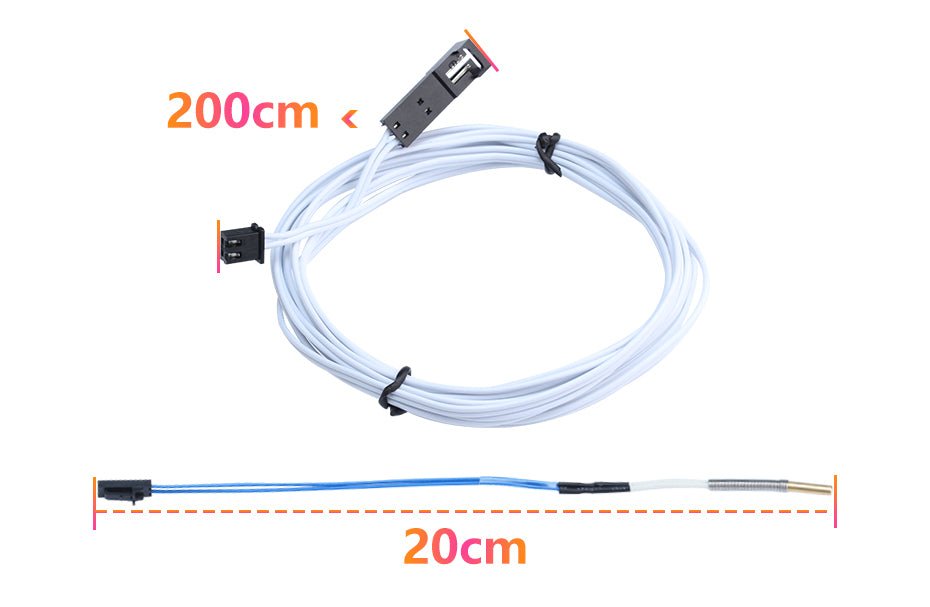 DRHOTSWAP PT1000 Pro High temperature thermistor (450°C) 2M - 2M - 23985577 - DREMC STORE