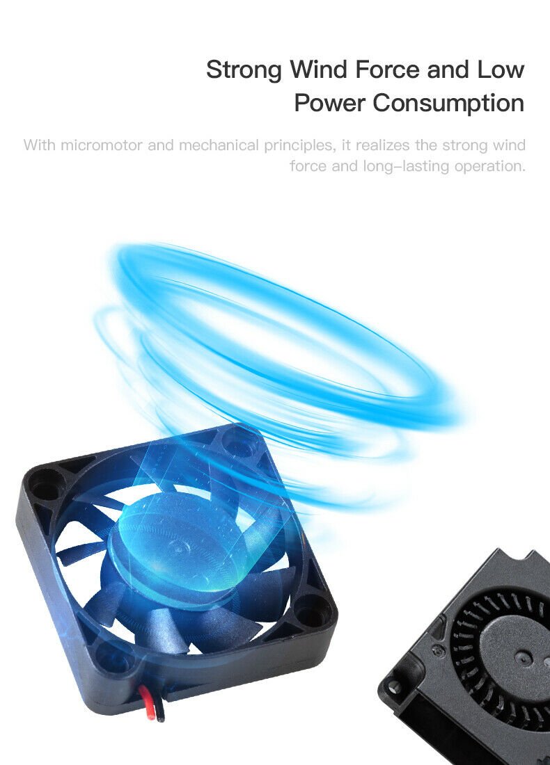 Ender 3 / 3 Pro 4010 Hotend Axial and Blower Fan - Axial + Blower - 4004110021 + 4004110019 - DREMC STORE