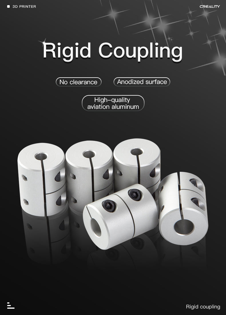 2pc Creality Aluminum Alloy Rigid Coupling Coupler