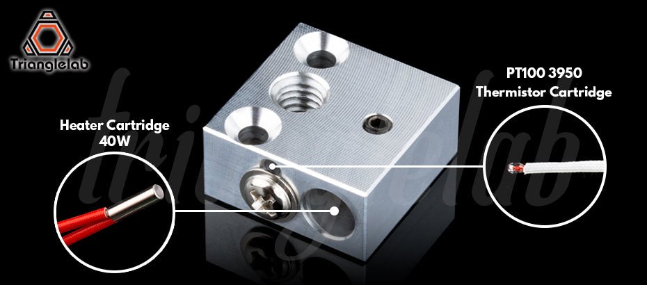 Heater Block Kit (Aluminum) for Creality Ender 3 / 5 Series MK8 with Silicon Sock - 70581929 - DREMC STORE