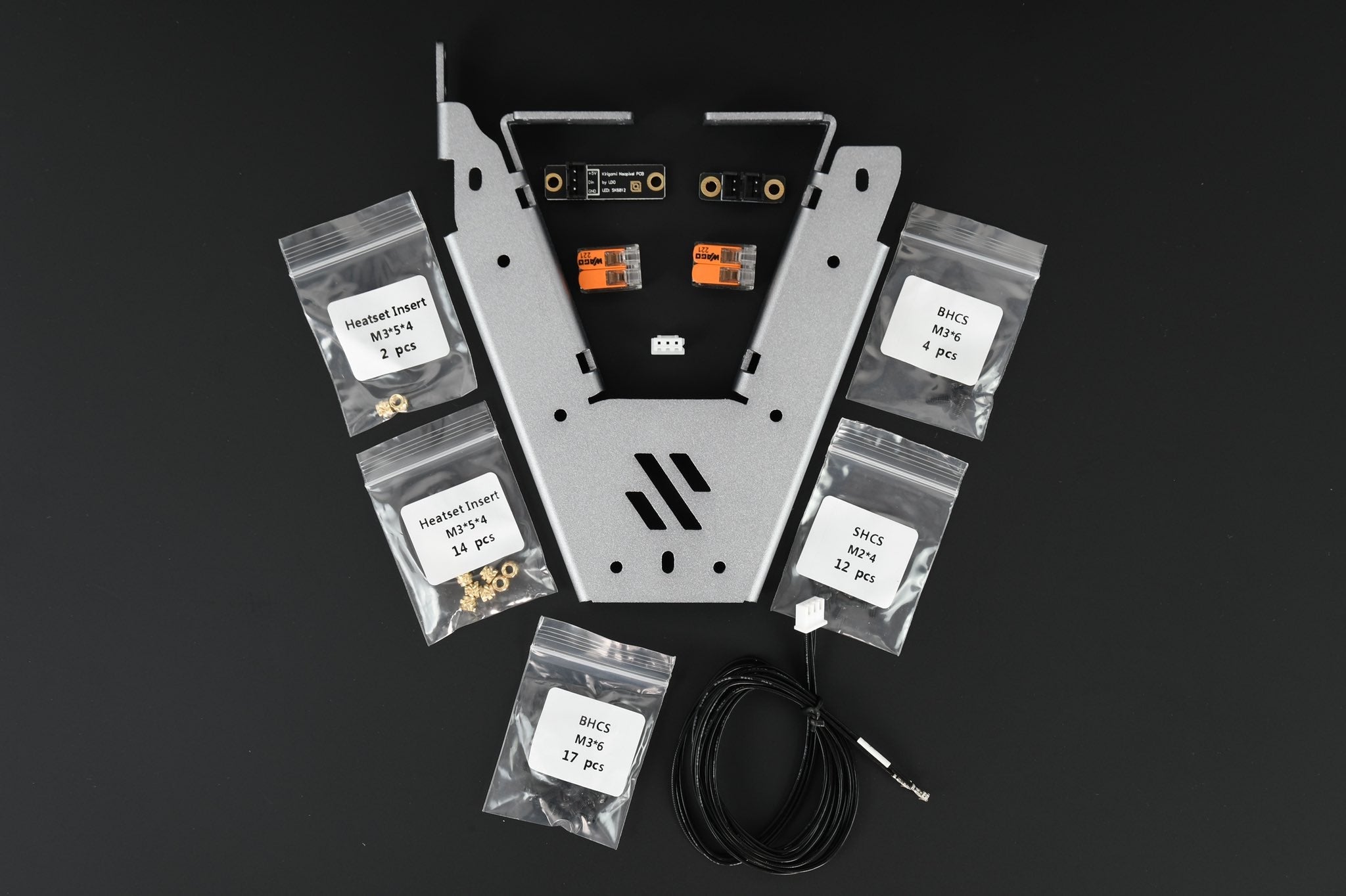 LDO Kirigami V0.1 Bed Upgrade for Voron 0 - Grey - LDO - VRN - KRGM - BED - GRY - DREMC STORE