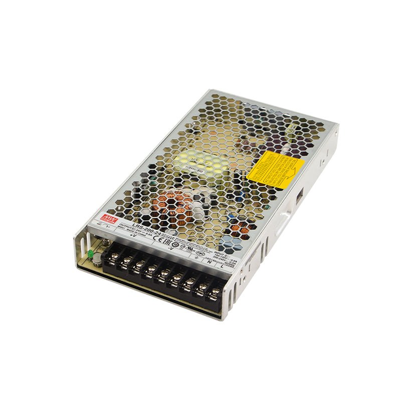 MEAN WELL LRS - 200 - 24 24V / 8.8A Enclosed Power Suply - LRS - 200 - 24 - DREMC STORE