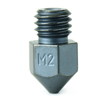 Micro Swiss M2 Hardened High Speed Steel Nozzle - MK8 (CR10 / Ender / Tornado / MakerBot) - 0.4mm - M2500 - 04 - DREMC STORE