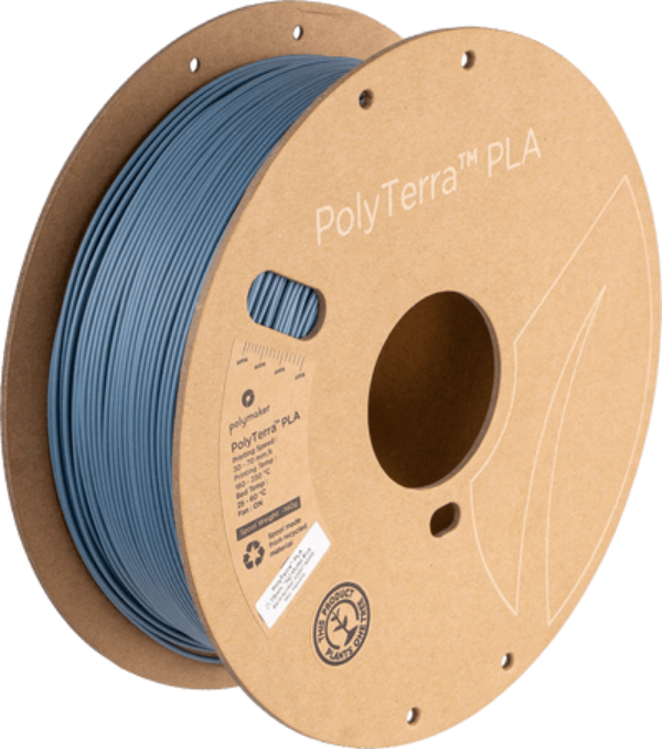 Panchroma™ Matte PLA (Formerly PolyTerra™ PLA) Filament 1.75mm 1kg - Muted Blue - PA04004 - DREMC STORE