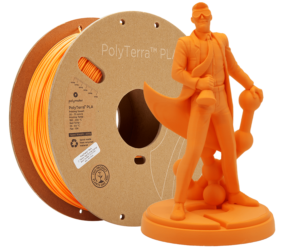 Panchroma™ Matte PLA (Formerly PolyTerra™ PLA) Filament 1.75mm 1kg - Sunrise Orange - PM70848 - DREMC STORE