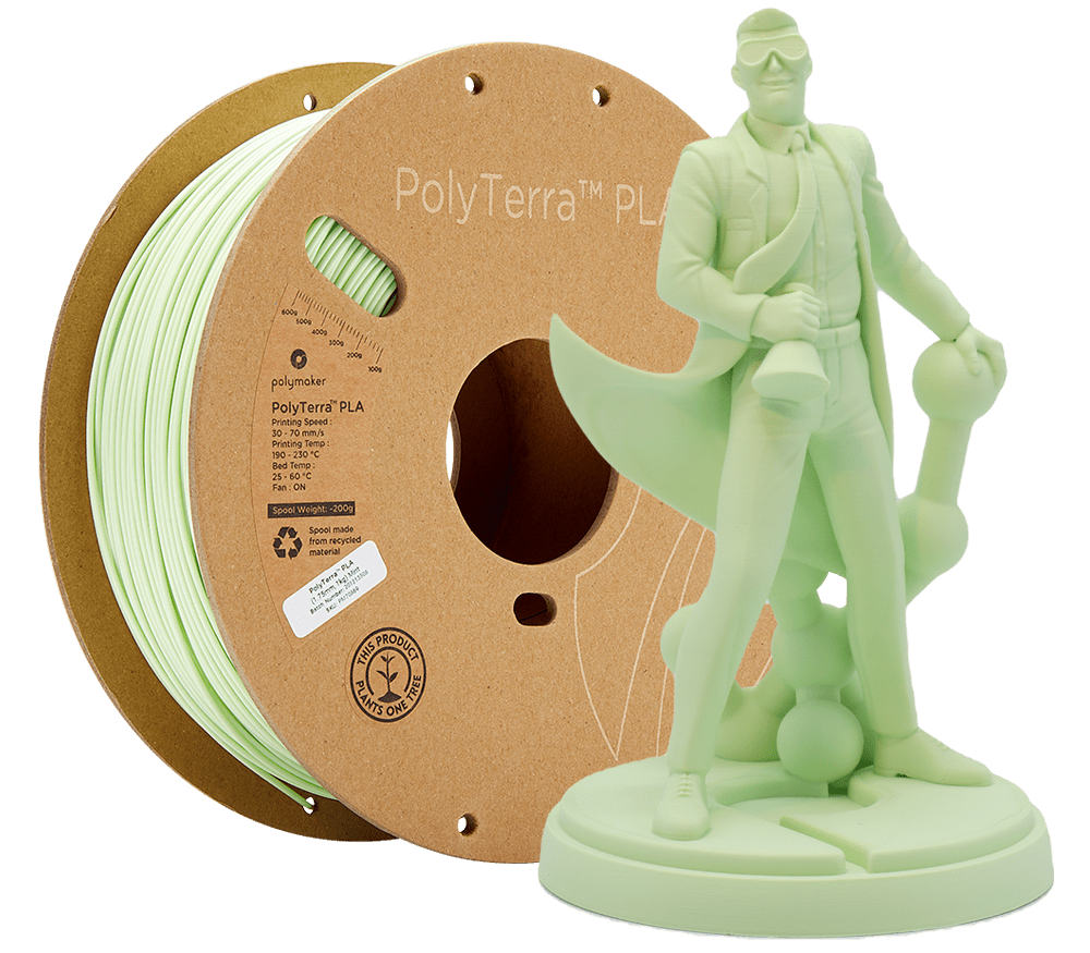 Panchroma™ Matte PLA (Formerly PolyTerra™ PLA) Filament 1.75mm 1kg - Mint - PM70869 - DREMC STORE