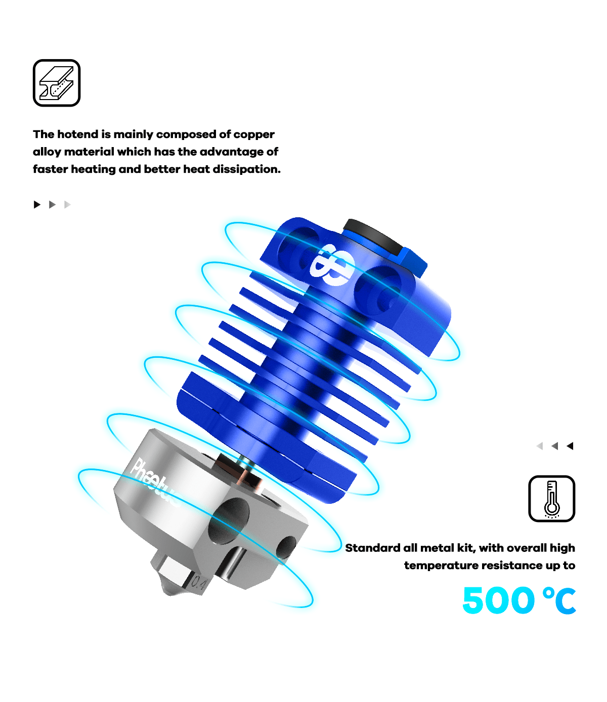Phaetus Dragonfly Hotend BMS - Blue - WGC000298 - DREMC STORE