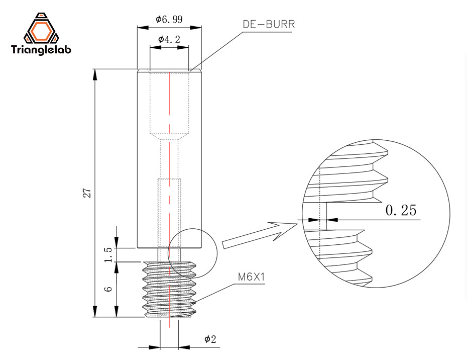 Titanium alloy all Metal Heat break For Ender 3 / 5 / CR10 Series - 90197161 - DREMC STORE