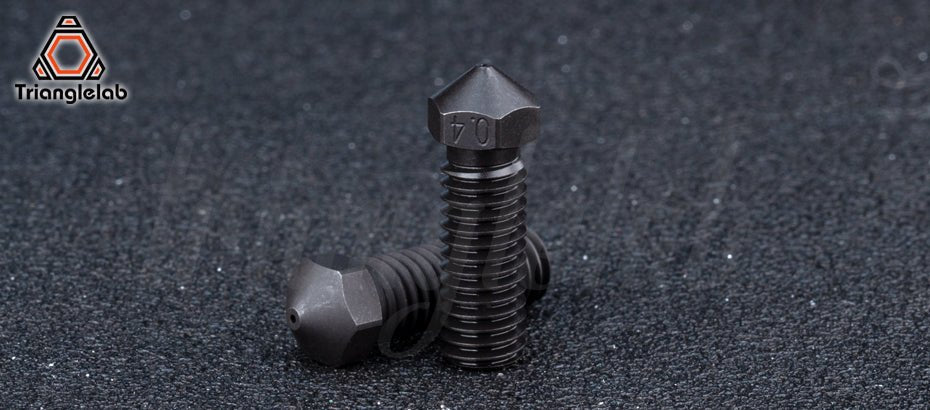 Trianglelab Hardened Steel T Volcano Compatible 1.75mm Nozzles / Artillery Sidewinder - 0.4mm - 06888617 - DREMC STORE