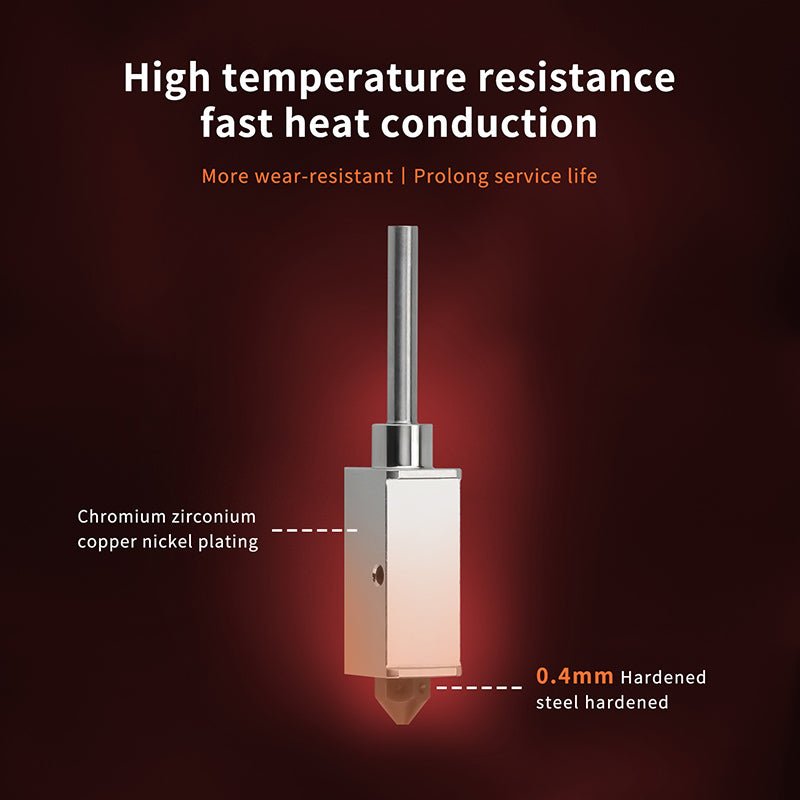 TZ1.0 Bambu Labs Hotend Upgrade - For Bambu Labs X1 / P1P Comptaible - Pre - assembled - 0.4mm - BM - HHA - 04 - DREMC STORE