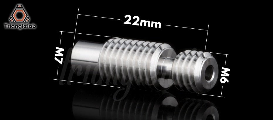 V6 Compatible Titanium Alloy Heat Break 1.75mm - Trianglelab - 32853548000 - DREMC STORE