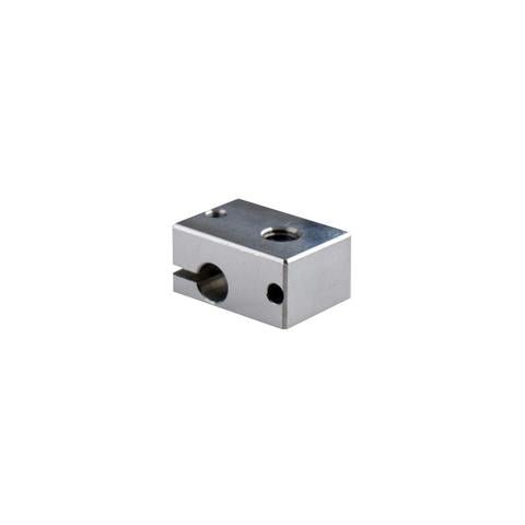 V6 Stainless Steel HeaterBlock for Sensor Cartridges - V6 - BLOCK - CARTRIDGE - SS - DREMC STORE