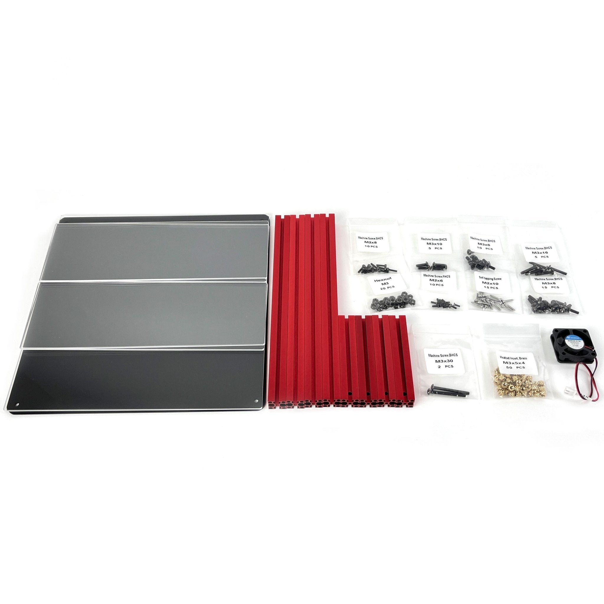 Voron 0.2 Tophat Upgrade Kit (100mm Rev B) by LDO - Red - LDO - V0.2 - UPK - RED - DREMC STORE