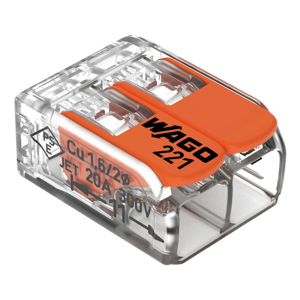 Wago Terminal Block (2 Way / 3 Way / 5 Way) - 221 - 412 2 Way - 221 - 412 - DREMC STORE