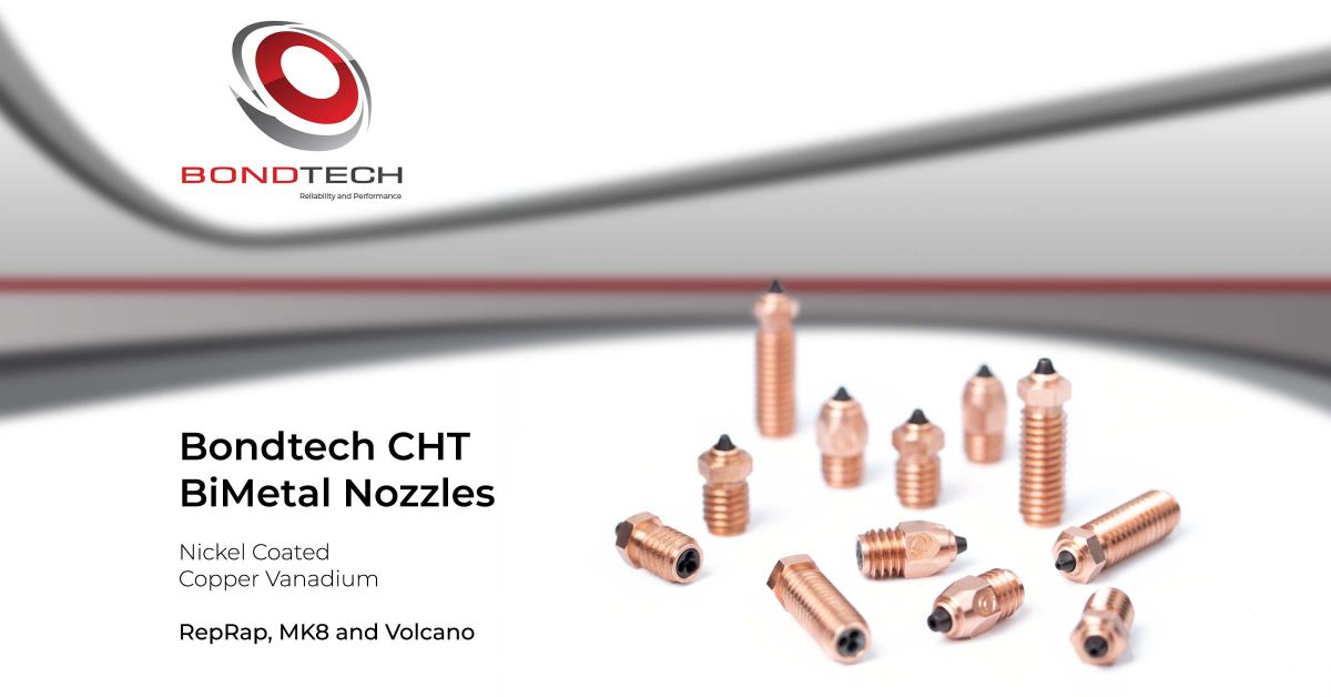 Bondtech CHT BiMetal Coated Nozzle - MK8 / V6 / Volcano - Australia