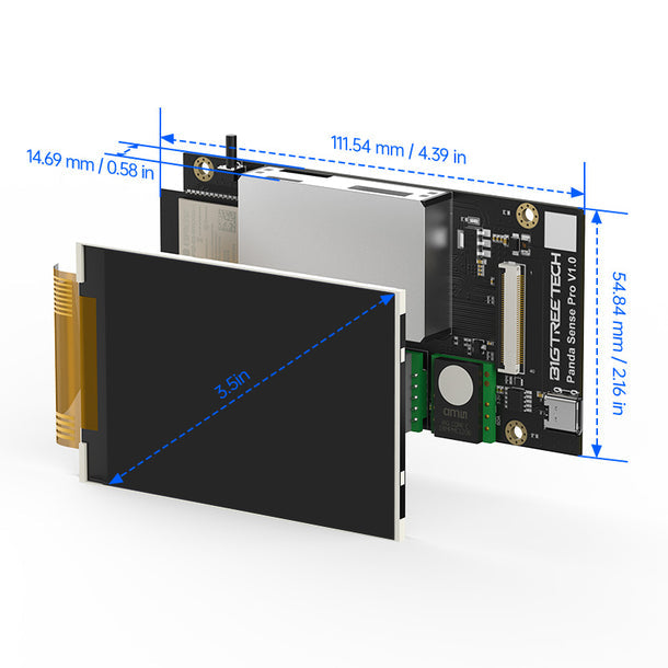 Bigtreetech Panda Sense Pro 8-in-1 Air Quality Monitor for 3D Printers
