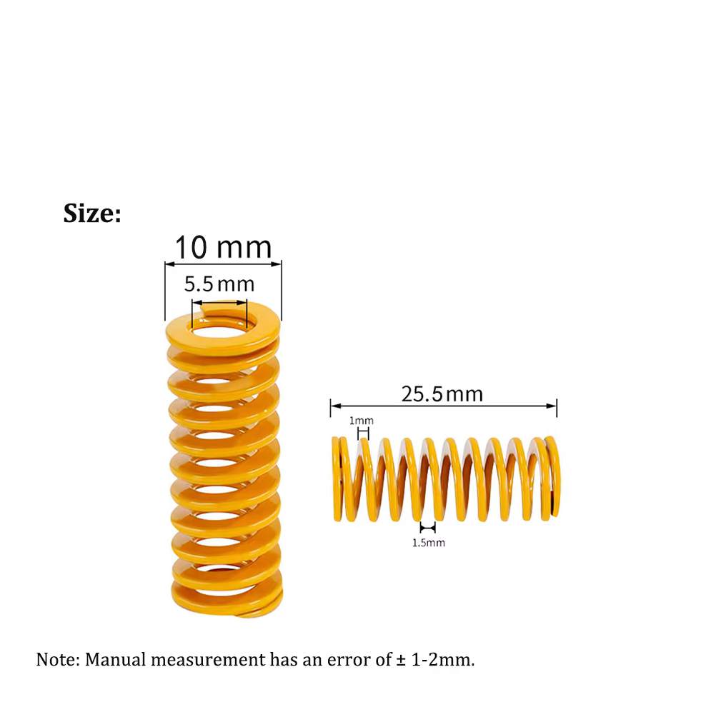 4Pcs 3D Printer Hot Bed Stiff Platform 10mm(OD) Leveling Spring