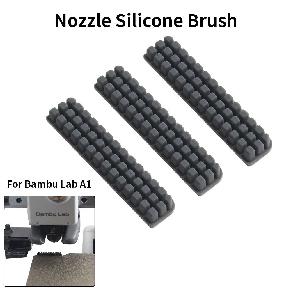 3pc Silicone Nozzle Brush for Bambu A1 Series