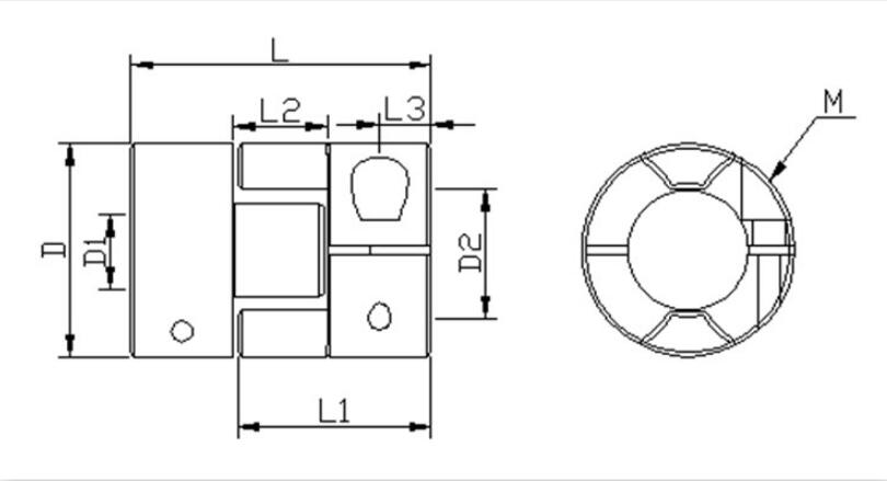 1pc Flexible Lead Screw Coupling Coupler 5mm/8mm - Plum - TL - 4004140003 - DREMC STORE