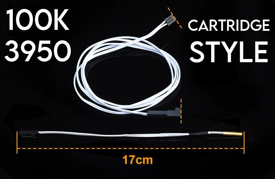 3950 100K Cartridge Style thermistor 1.5 / 2M DrHotSwap HotSwappable For Creality Printers - None - 35989161 - DREMC STORE