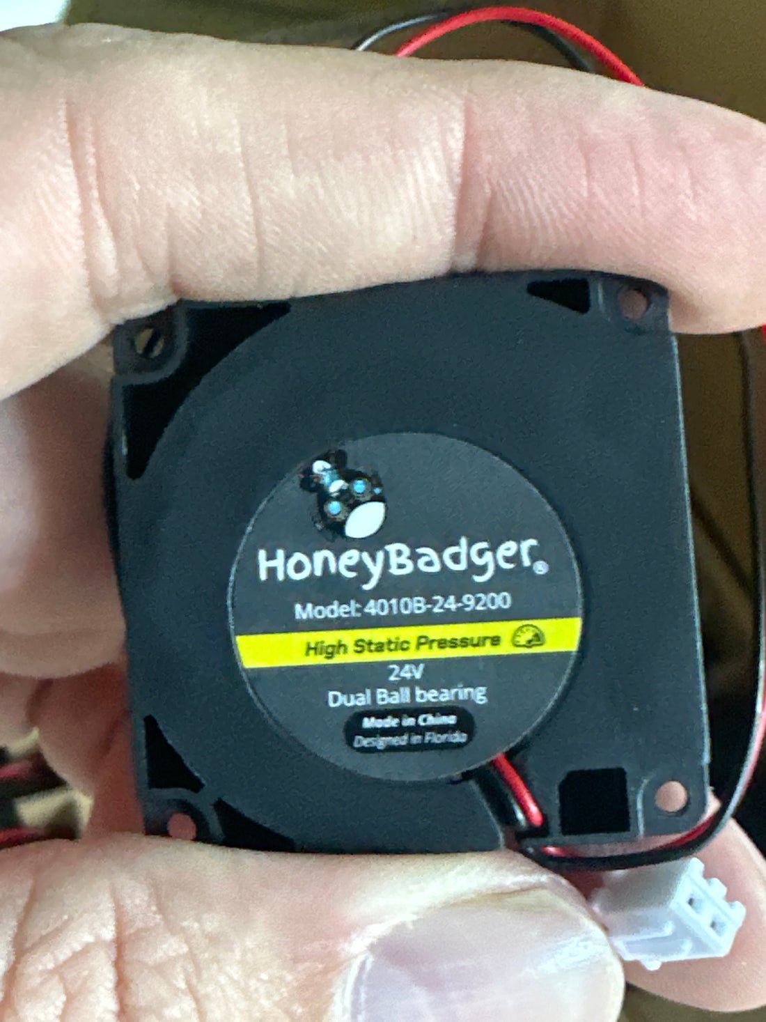 4010 blower P - Series fan by HoneyBadger (12k RPM) - C6 - S0960 - DREMC STORE