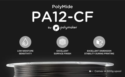 Polymaker PolyMide PA612-CF 1.75mm 500g Filament