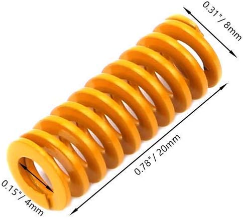 4Pcs 3D Printer Hot Bed Stiff 8mm(OD) Platform Leveling Spring - 3204020039 - DREMC STORE