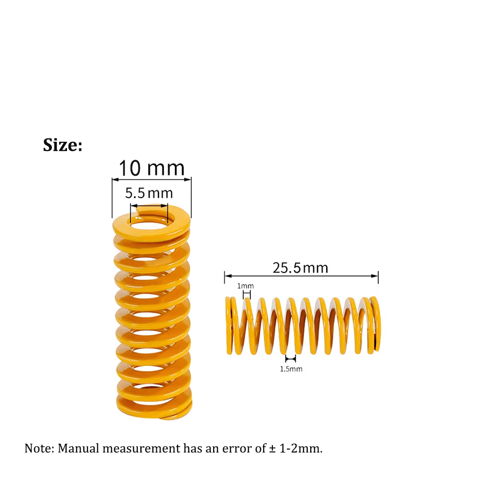 4Pcs 3D Printer Hot Bed Stiff Platform 10mm(OD) Leveling Spring - DR - SPRING - 10 - DREMC STORE