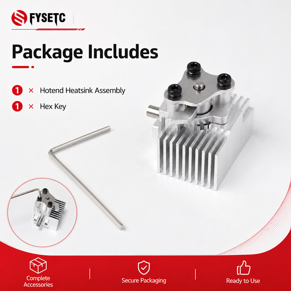 Anycubic Kobra S1 Hotend Heat Sink with Locking Mechanism
