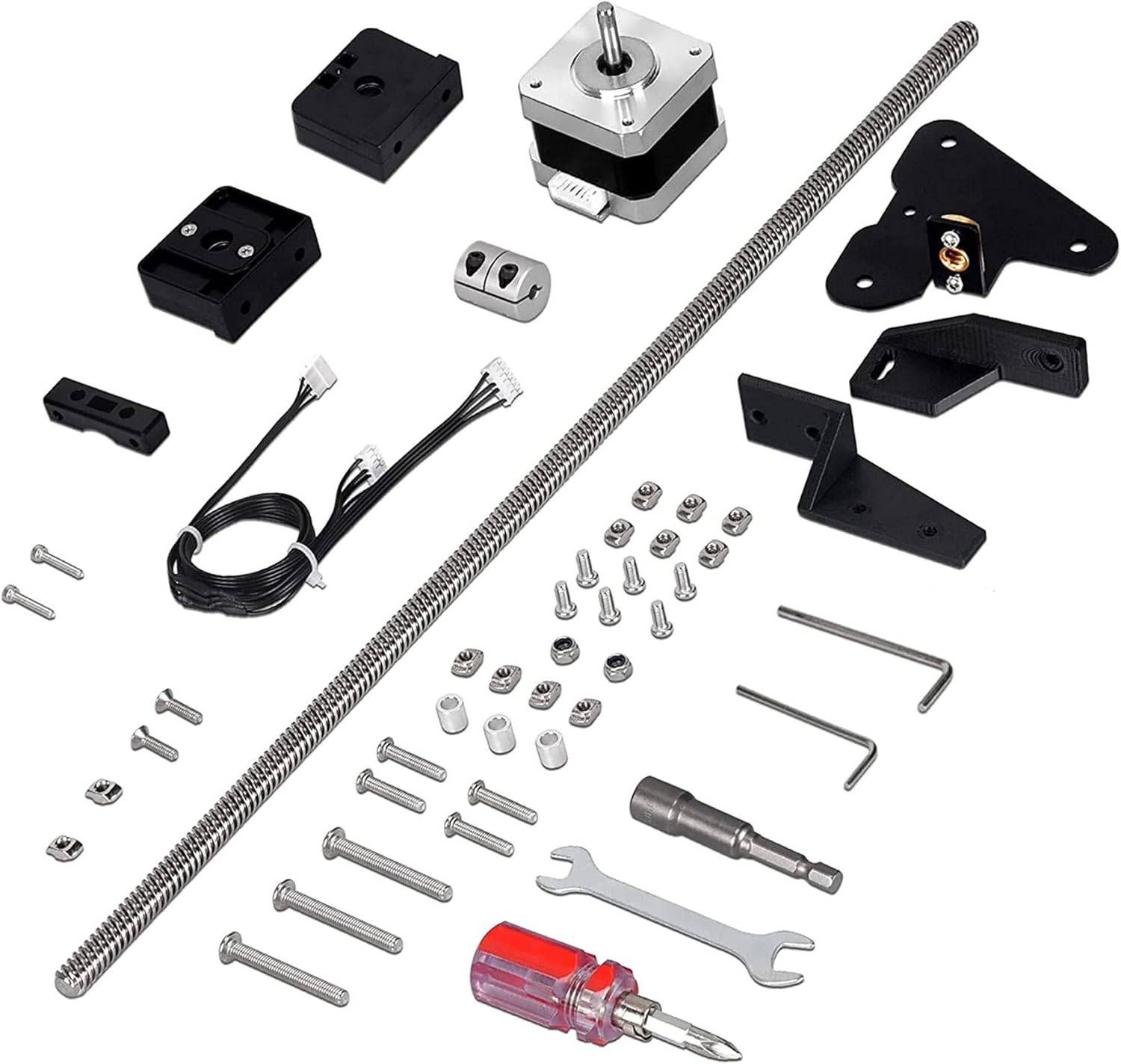 Dual Z Axis Screw Rod Upgrade Kit Screw for Ender 3 Series 3D Printers
