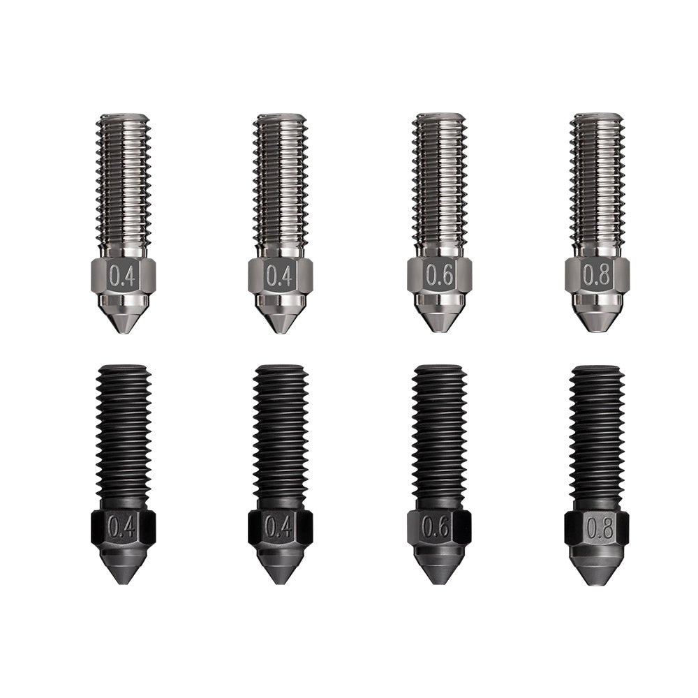 8PC Creality K1 & K1 Max Hardened Steel & Copper Alloy Nozzle Kit - 4008030052 - DREMC STORE