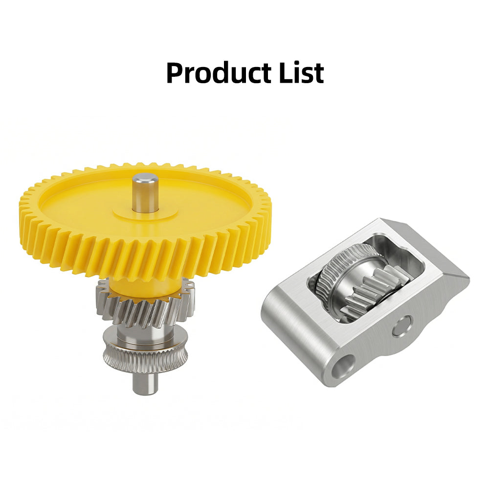 Hardened Steel Extruder Gear Kit for Bambu Lab P2S