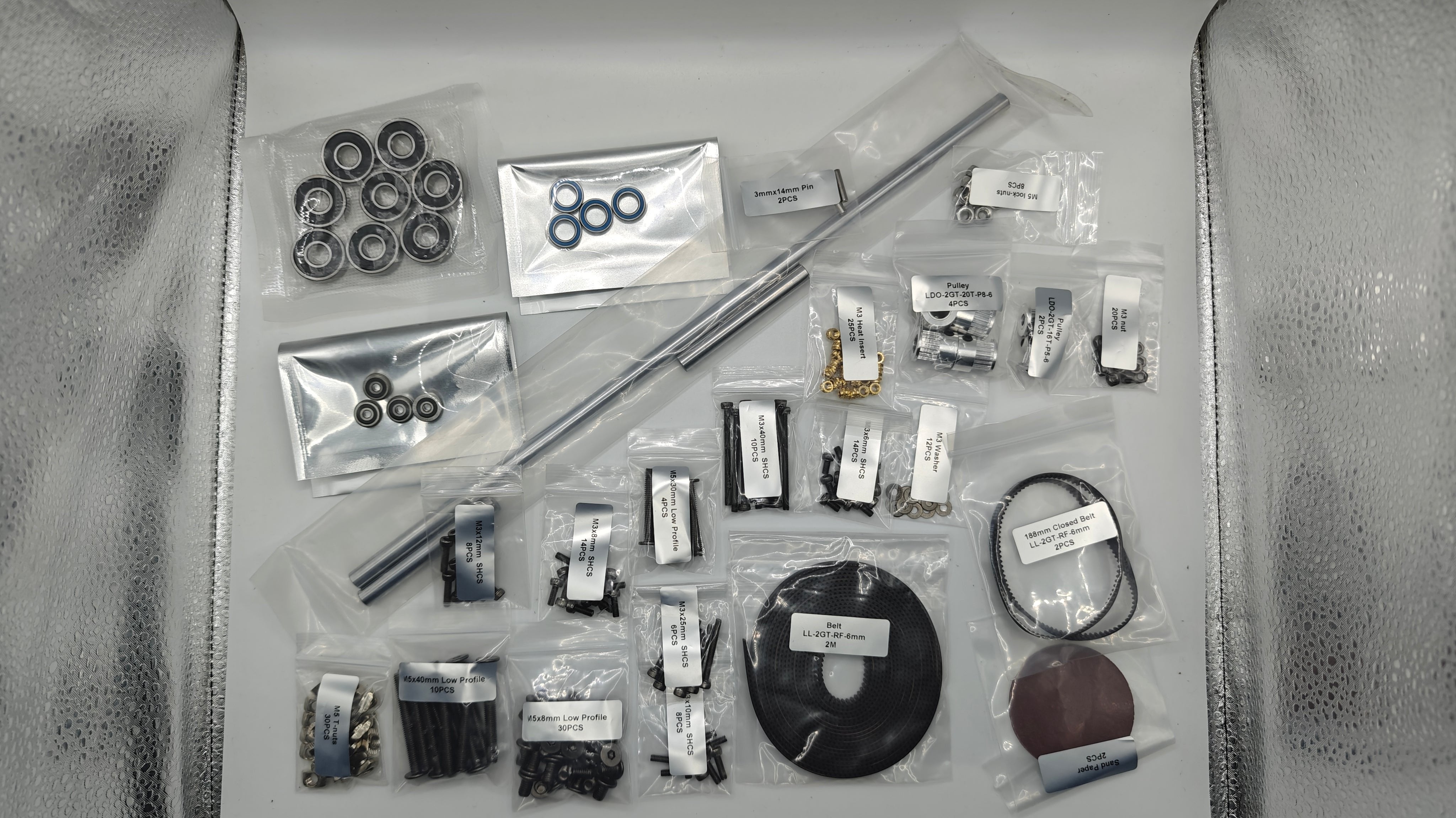 Belt Driven Ender 3 Z Hardware and Printed Parts Kit by kevinakasam