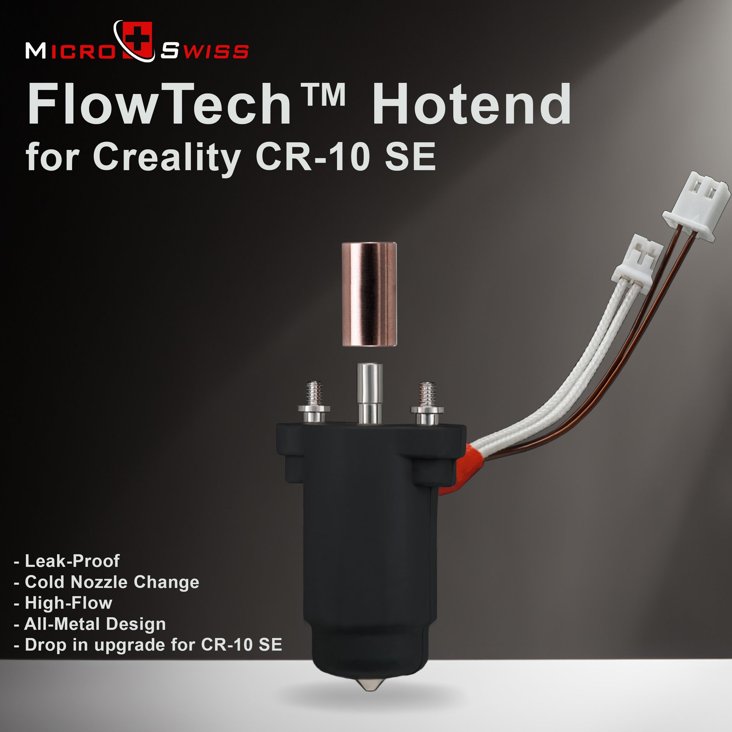 Micro Swiss FlowTech™ Hotend for Creality CR-10 SE