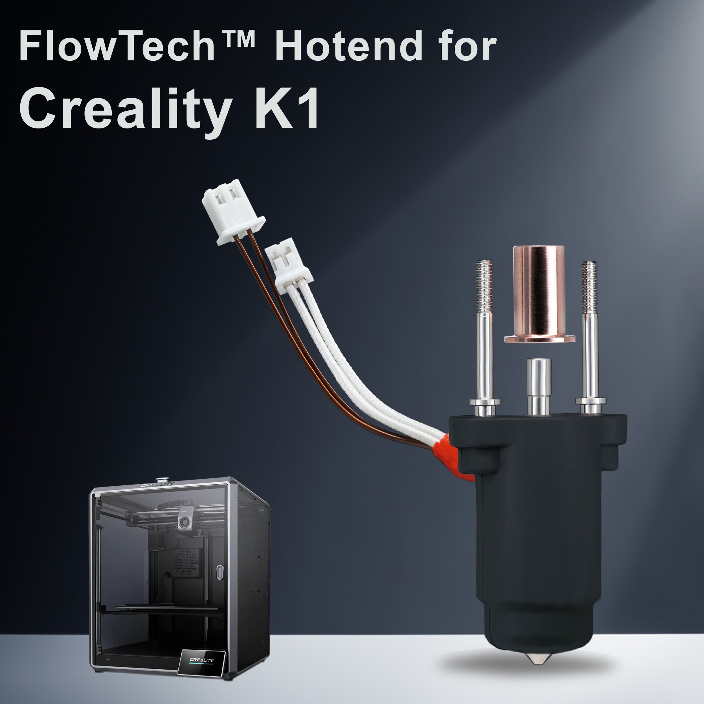 Micro Swiss FlowTech™ Hotend for Creality K1 / 2023 K1 Max