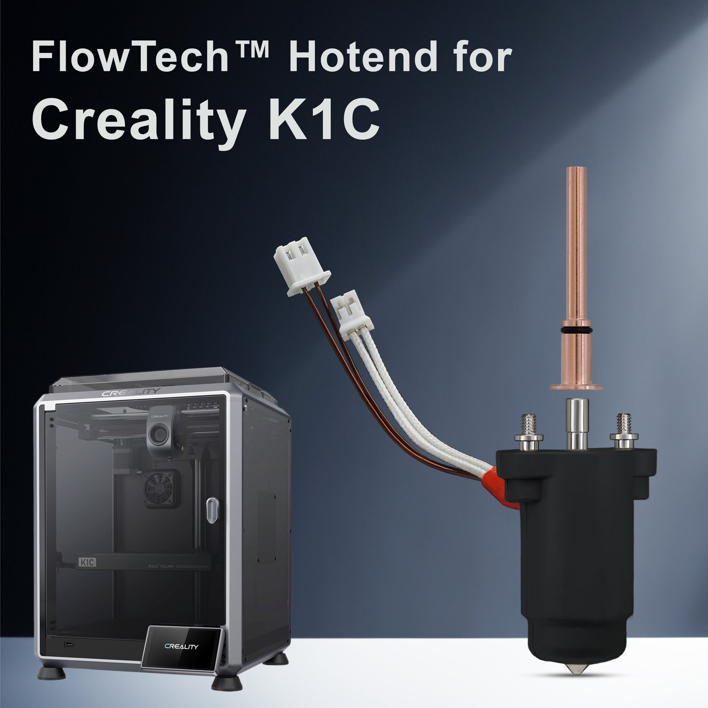 Micro Swiss  FlowTech™ Hotend for Creality K1C and 2024 K1 Max