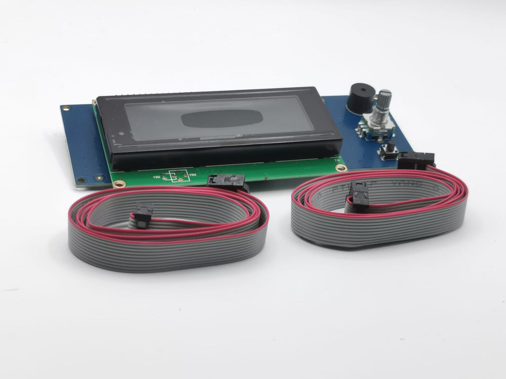 Black LCD Display with White Text for Prusa MK2/MK2.5/MK3