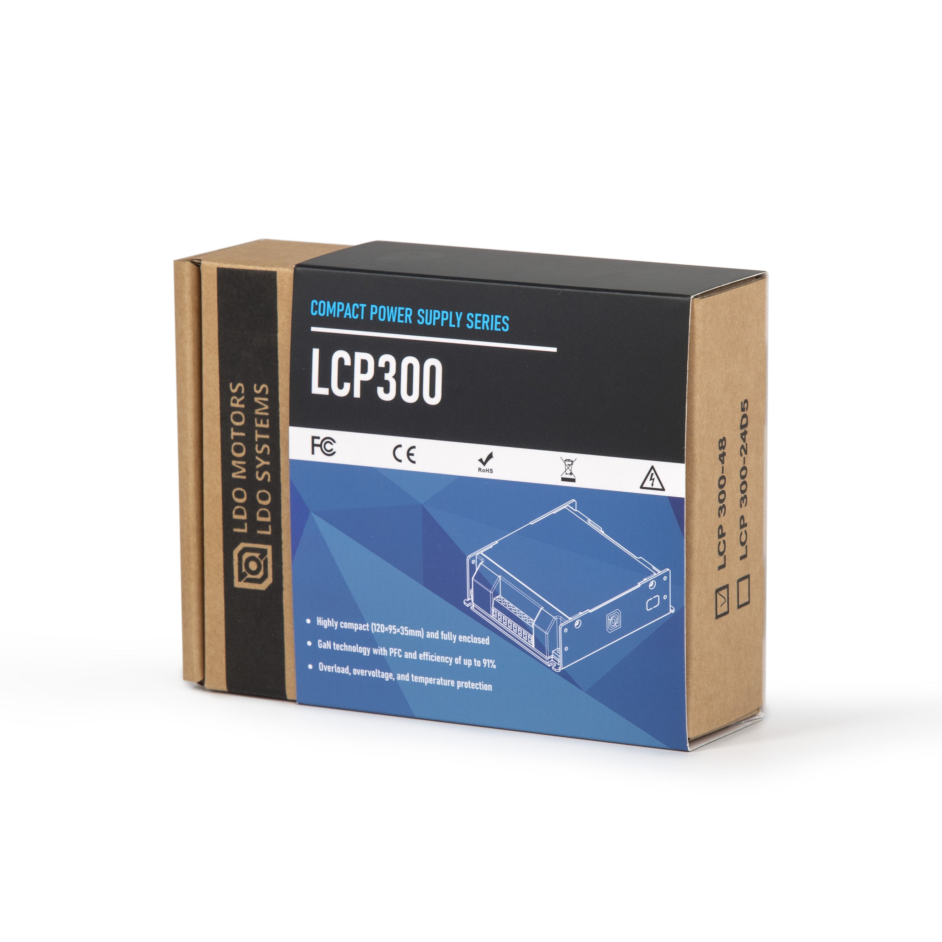 LDO LCP300-48 300W 48V Compact Power Supply (PSU)