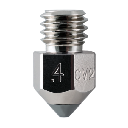 Micro Swiss CM2™Hardened Steel Nozzle for MK8 (CR10 / Ender / Tornado / MakerBot)