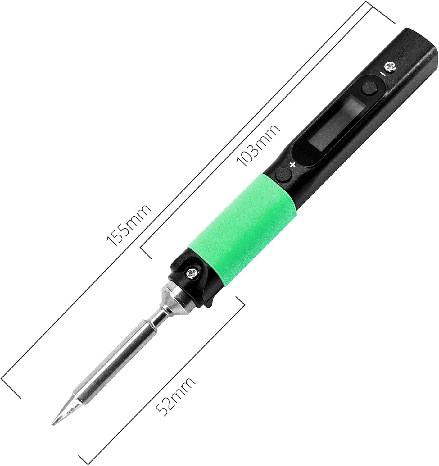 PINECIL – Smart Mini Portable Soldering Iron (Version 2) Dimension 155mm Long 