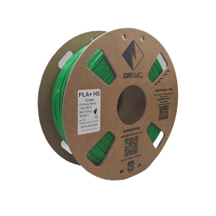 Cardboard spools of DREMC PLA+ HS Green Filament