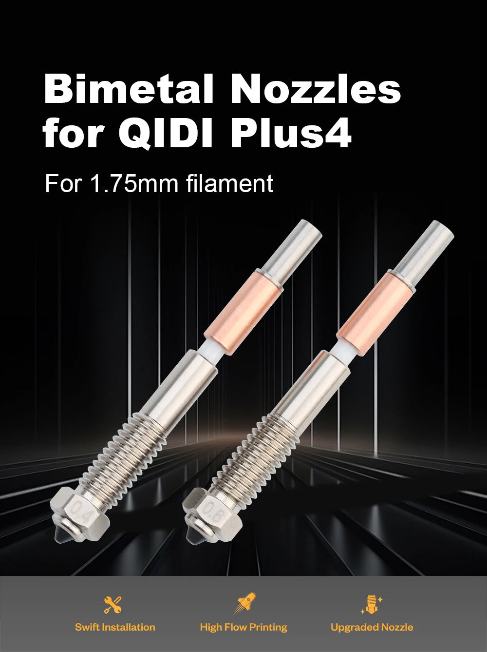 Trianglelabs Bimetal Nozzles for QIDI Tech Plus 4