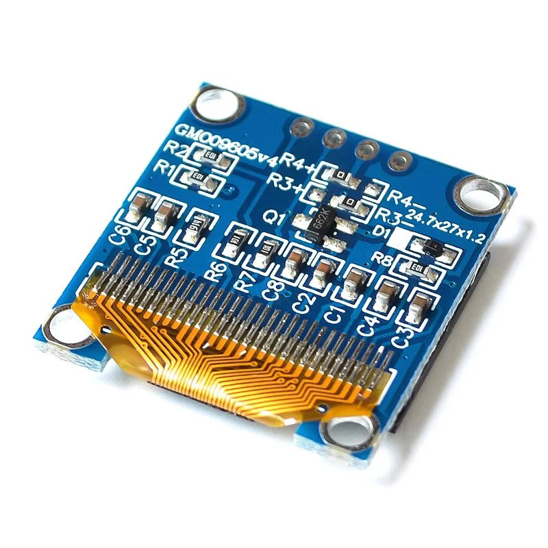 0.96 Inch White Text OLED Display Module I2C Communication 128*64 Resolution