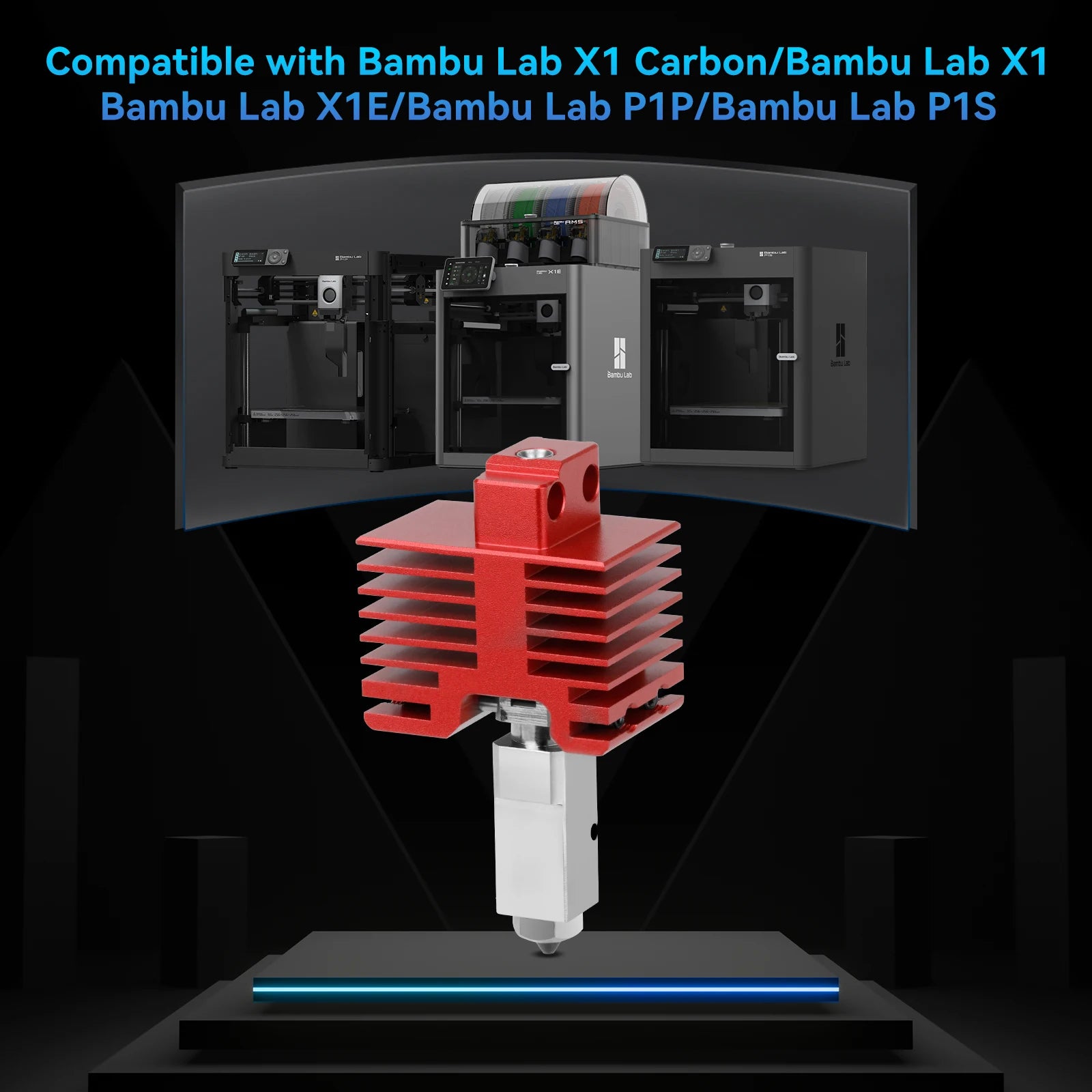 Bambu Labs Hotend Upgrade TZ 4.0 For Bambu Labs X1 / P1P Comptaible