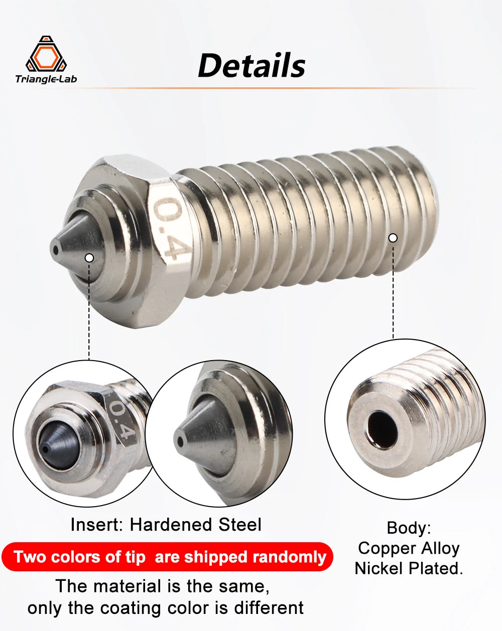 Trianglelabs QD Nozzles for QIDI X-Max 3 QIDI X-Plus 3 QIDI X-Smart 3