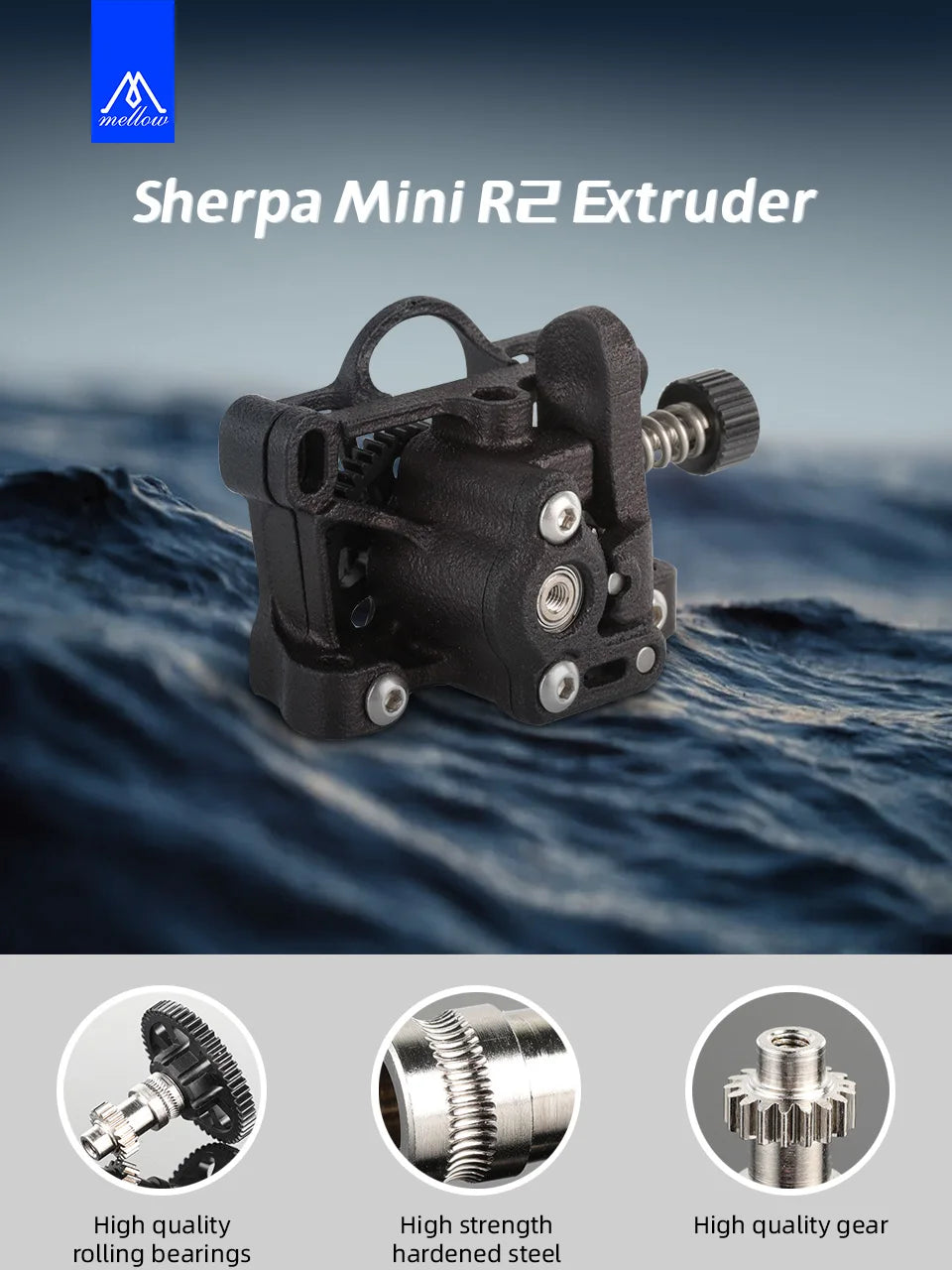 Mellow Sherpa Mini R2 Extruder Kit (no motor)